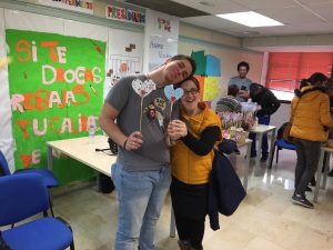 Alumnos de Integración social , CESUR, con alguno de los chicos de ASTRAPACE