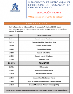 PROGRAMA DEL V ENCUENTRO